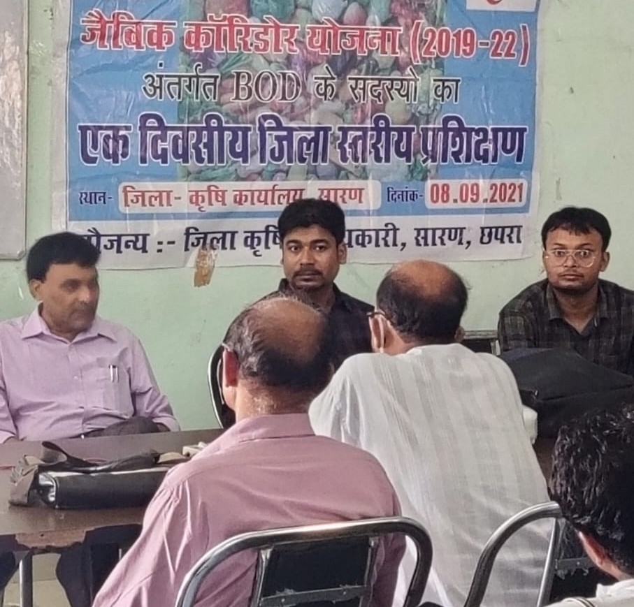 Farmer training session