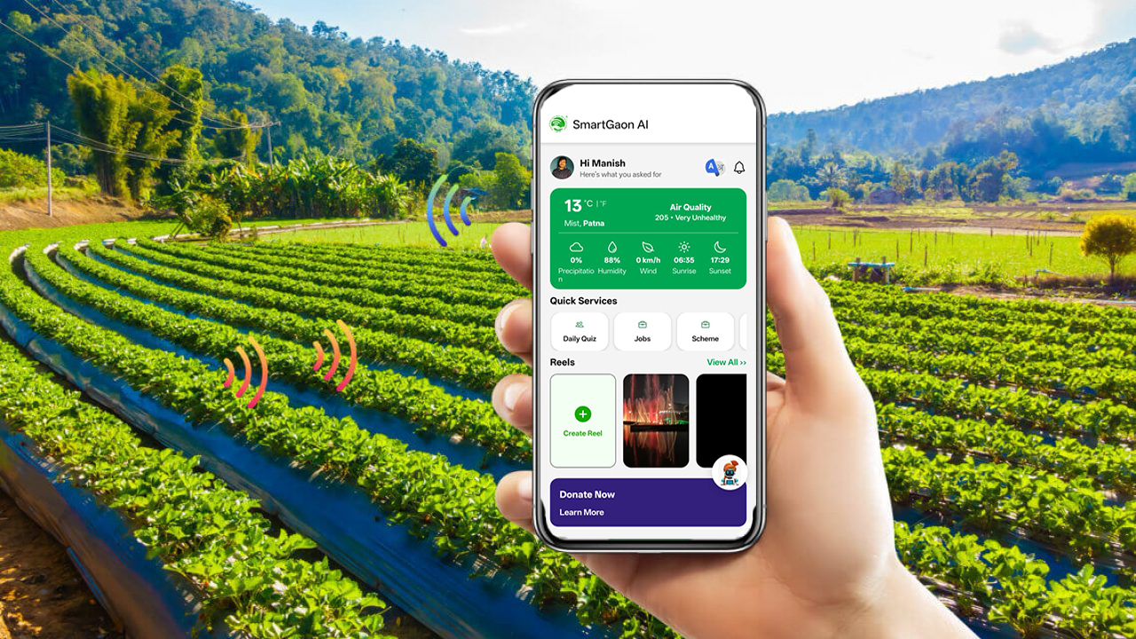 Village and AI Illustration